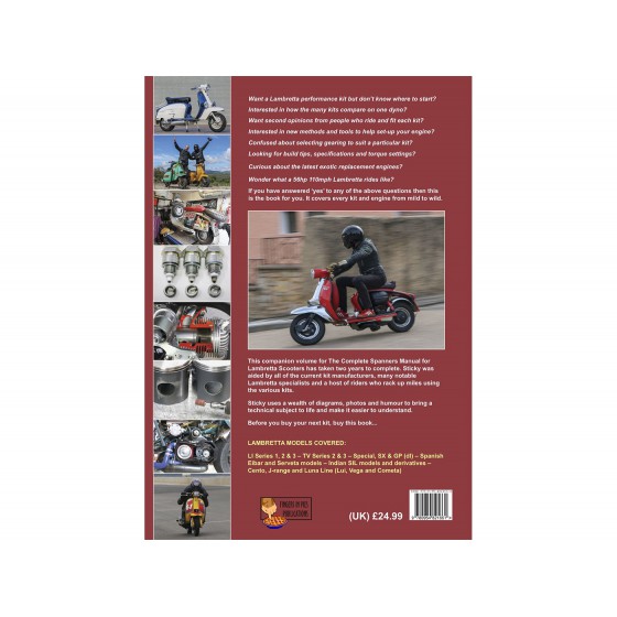 Libro -The Complete Spanner’s – Lambretta Kit Book (Tapa blanda)- por Sticky